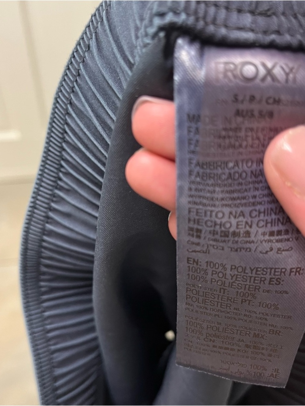 Mini navy Roxy Shorts - Picture 3 of 3